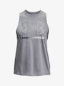 Dámské tílko Under Armour  Live Sportstyle Graphic Tank Steel Medium Heather Gray