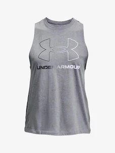 Dámské tílko Under Armour  Live Sportstyle Graphic Tank Steel Medium Heather Gray S