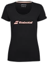 Dámské tričko Babolat  Exercise Babolat Tee Women Black L