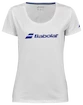 Dámské tričko Babolat  Exercise Babolat Tee Women White