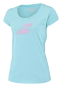 Dámské tričko Babolat  Exercise Flag Tee Women Angel Blue