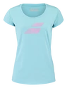 Dámské tričko Babolat  Exercise Flag Tee Women Angel Blue