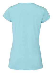 Dámské tričko Babolat  Exercise Flag Tee Women Angel Blue