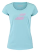 Dámské tričko Babolat  Exercise Flag Tee Women Angel Blue S