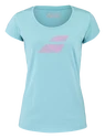 Dámské tričko Babolat  Exercise Flag Tee Women Angel Blue S