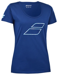 Dámské tričko Babolat  Exercise Flag Tee Women Sodalite Blue