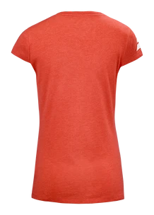 Dámské tričko Babolat  Exercise Stripes Tee Poppy Red S