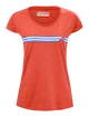 Dámské tričko Babolat  Exercise Stripes Tee Poppy Red S