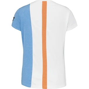 Dámské tričko Babolat  Play Cap Sleeve Top Women White/Blue Hthr L