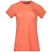 Dámské tričko Bergans  Floyen Wool Tee Orange XS