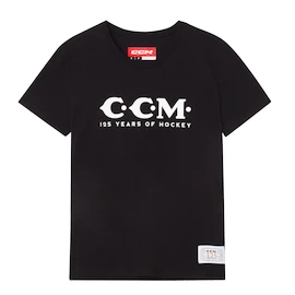 Dámské tričko CCM 125 Anniversary SS Tee Black