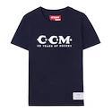 Dámské tričko CCM 125 Anniversary SS Tee Navy