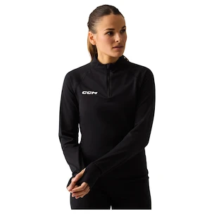 Dámské tričko CCM Outdoor Thermal LS Shirt Black