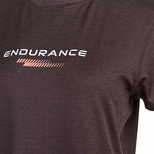 Dámské tričko Endurance Wange Melange S/S Tee Black Bean