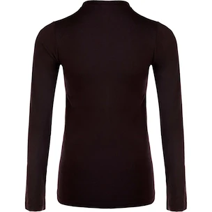 Dámské tričko Endurance  Yalia Seamless Wool Print LS Baselayer Dark Purple