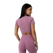 Dámské tričko GymBeam  FLO CropTop Violet