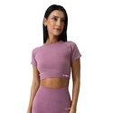 Dámské tričko GymBeam  FLO CropTop Violet