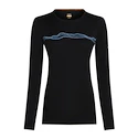 Dámské tričko Icebreaker Merino 200 Oasis LS Crewe Mountain Pulse Black L