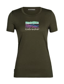 Dámské tričko Icebreaker Tech Lite II SS Tee Trailhead Loden