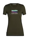 Dámské tričko Icebreaker  Tech Lite II SS Tee Trailhead Loden M