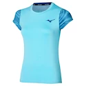 Dámské tričko Mizuno  Charge Printed Tee  Blue Glow