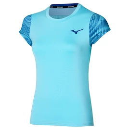 Dámské tričko Mizuno Charge Printed Tee Blue Glow