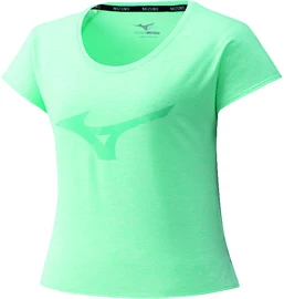 Dámské tričko Mizuno Core RB Graphic Tee green