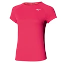 Dámské tričko Mizuno  Dry Aero Flow Tee Rose Red