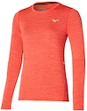 Dámské tričko Mizuno  Impulse Core LS Tee Living Coral S