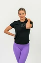 Dámské tričko Nebbia  FIT Activewear Functional T-shirt with Short Sleeves black