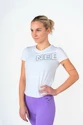 Dámské tričko Nebbia  FIT Activewear Functional T-shirt with Short Sleeves white