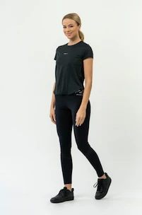 Dámské tričko Nebbia  FIT Activewear T-Shirt “Airy” with Reflective Logo black