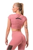 Dámské tričko Nebbia Hero Sporty crop top old rose