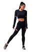 Dámské tričko Nebbia Honey Bunny Crop Top 821 black