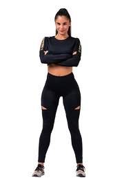 Dámské tričko Nebbia Honey Bunny Crop Top 821 black