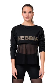 Dámské tričko Nebbia Intense Mesh T-shirt 805 black