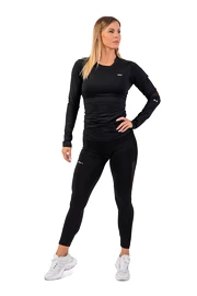 Dámské tričko Nebbia  Long Sleeve Smart Pocket Sporty Top 418 black