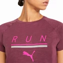 Dámské tričko Puma  Run 5K Logo Tee Grape Wine