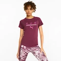 Dámské tričko Puma  Run 5K Logo Tee Grape Wine L