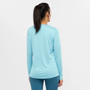 Dámské tričko Salomon  Agile LS Tee Crystal Blue S