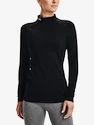 Dámské tričko Under Armour ColdGear Authentics Mockneck-BLK