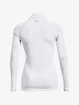 Dámské tričko Under Armour ColdGear Authentics Mockneck-WHT