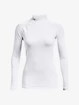 Dámské tričko Under Armour ColdGear Authentics Mockneck-WHT