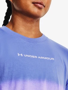 Dámské tričko Under Armour  DIP DYE CROP SS-BLU XL