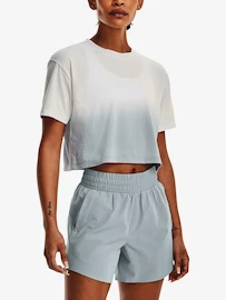 Dámské tričko Under Armour DIP DYE CROP SS-GRY