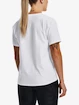 Dámské tričko Under Armour  Esential Cttn Stretch Tee-WHT