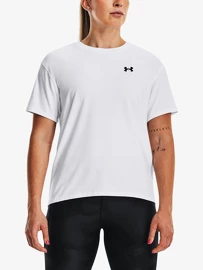 Dámské tričko Under Armour Esential Cttn Stretch Tee-WHT