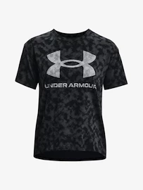 Dámské tričko Under Armour LOGO AOP HEAVYWEIGHT SS-BLK