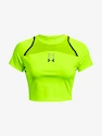 Dámské tričko Under Armour  Run Anywhere Crop SS-GRN