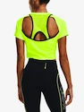 Dámské tričko Under Armour  Run Anywhere Crop SS-GRN